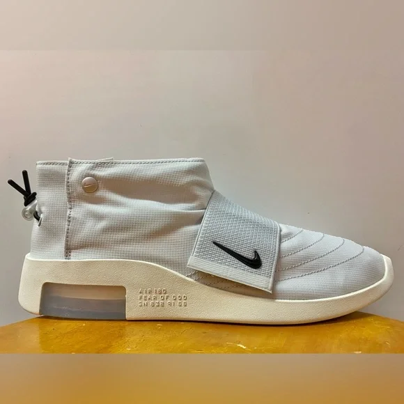 Nike | Shoes | Nike Air Fear Of God Moc Pure Platinum Black  display picture 2